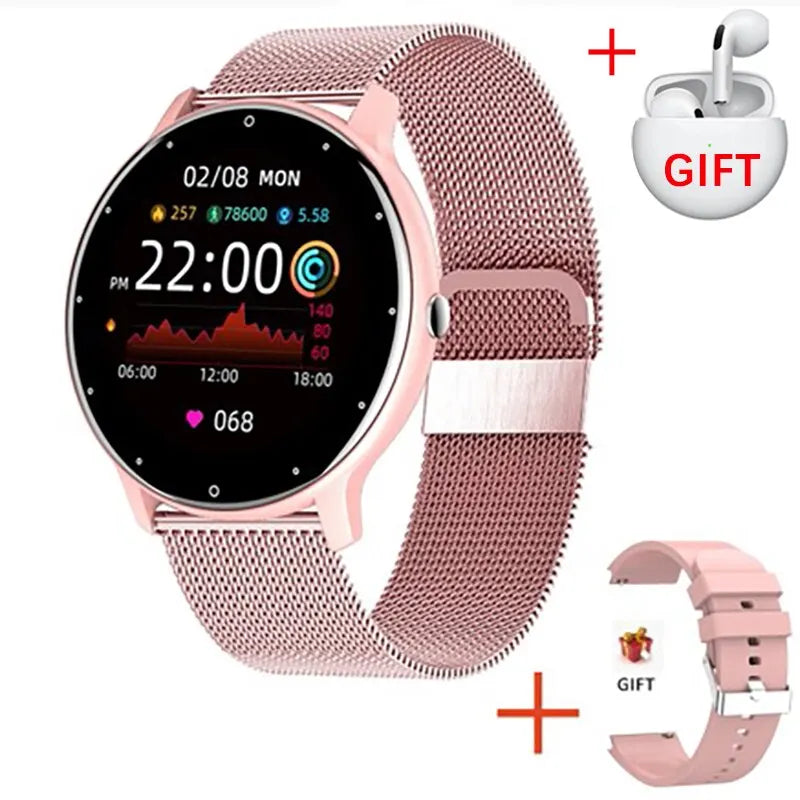 2024 New Men Smart Watch Real-Time Activity Tracker Heart Rate Monitor Sports Women Smart Watch Men Clock for Android IOS